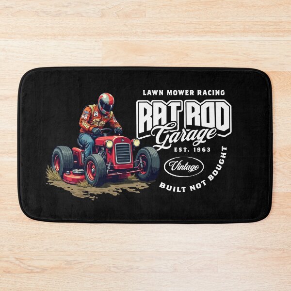 Item preview, Lawnmower Racing - Rat Rod Garage - Lawn Mower Racing designed and sold by RaceDayRags.