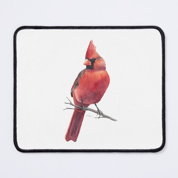 Item preview, Red cardinal bird. Male cardinal painting. designed and sold by InnaPatiutko.