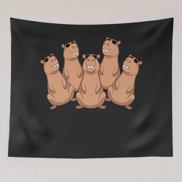 Item preview, Cute capybaras designed and sold by Theinspira1.