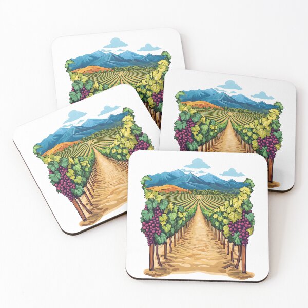 Item preview, Okanagan Valley British Columbia Vineyard Rows Wine Country designed and sold by meganohm.
