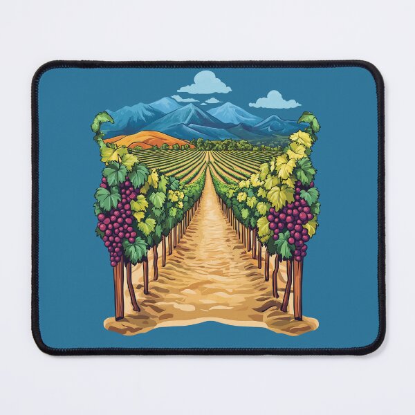Item preview, Okanagan Valley British Columbia Vineyard Rows Wine Country designed and sold by meganohm.