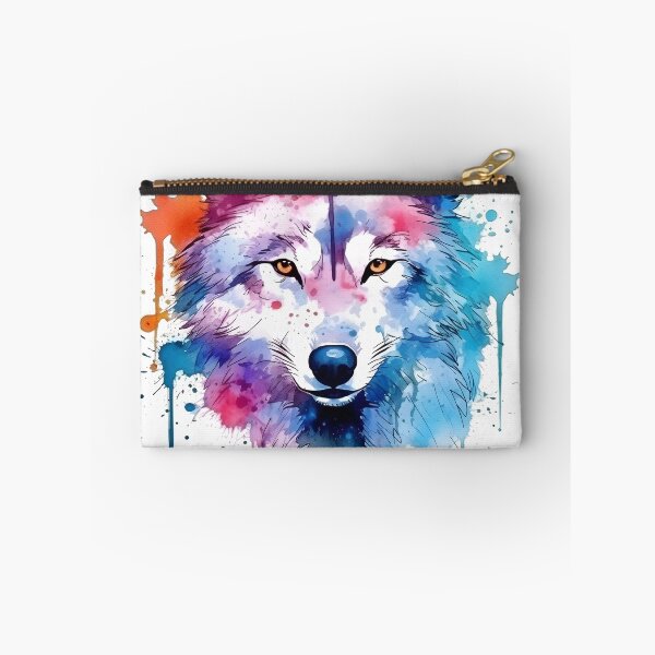 Item preview, Wolf | Colorful Watercolor Design #28 designed and sold by MatsurexDesigns.