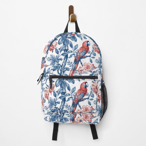 Item preview, Vintage Tropical Florals Parrots designed and sold by Magnuna.