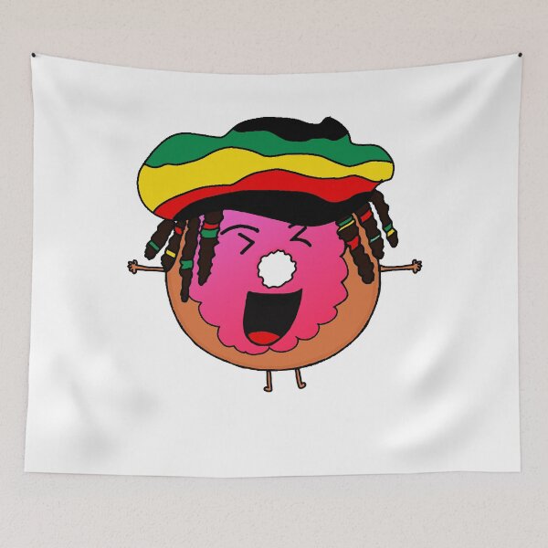 Item preview, Jamaican Doughnut Worry Be Happy The Original White Letters designed and sold by PedroStyle.