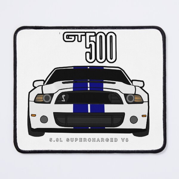 Item preview, Shelby GT500 2014 White + Blue Stripes designed and sold by TrinityDorifto.