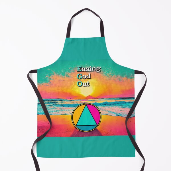 Item preview, Easing God Out (EGO) AA Slogan Beach at Sunrise designed and sold by ApexDesigners.