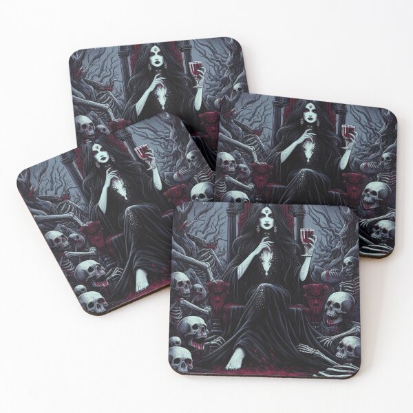 Item preview, The Empress Tarot Card Halloween Vampire Gothic Horror Witch  designed and sold by Plazacore.