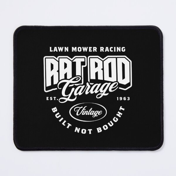 Artikelvorschau, Rasenmäherrennen - Rat Rod Garage - Text - Rasenmäherrennen entworfen und verkauft von RaceDayRags.