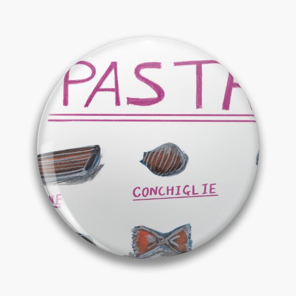 Item preview, Pasta Shapes Illustration - Food Art for Kitchen Decor- Illustration by jemma jamie skidmore  designed and sold by Jemma Jamie Skidmore.