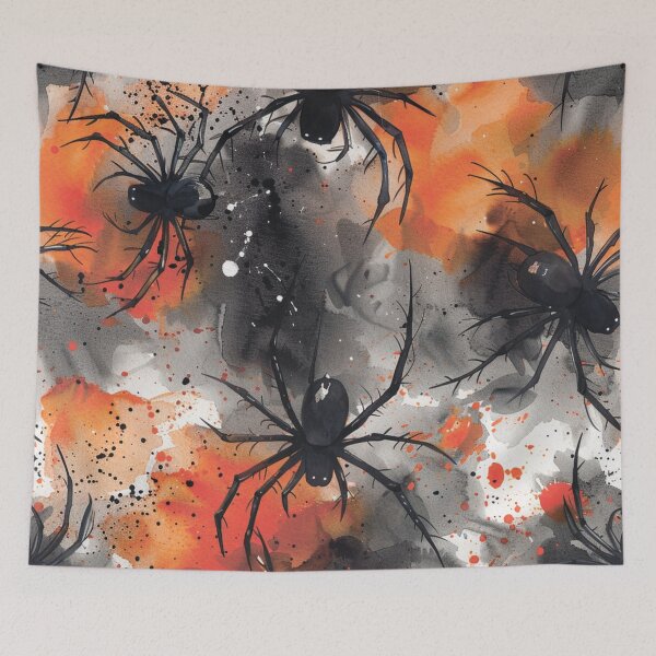 Item preview, Scary spiders on a colorful background. designed and sold by MagelliShop.