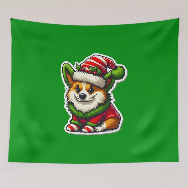 Item preview, Corgi Xmas Grinch, gift designed and sold by ThisDress.
