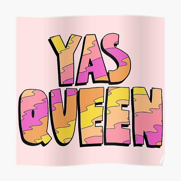 Women Print Drag Race Feminist Poster Yassss Queen Poster Woman/'s World
