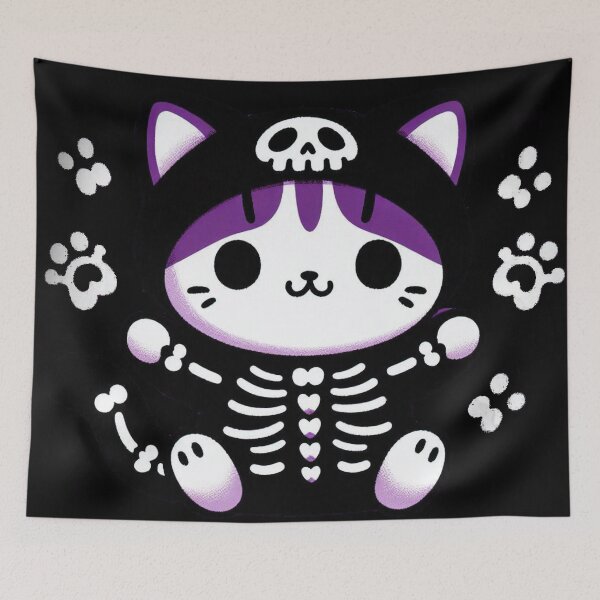 Item preview, Skeleton Kitty Charm designed and sold by BulgariAI.