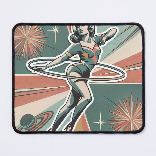 Item preview, Sticker T-Shirt Design Trending: Hula Hoop designed and sold by ForeverPrintsOK.