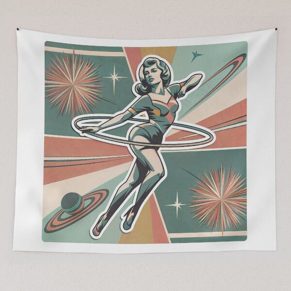Item preview, Sticker T-Shirt Design Trending: Hula Hoop designed and sold by ForeverPrintsOK.