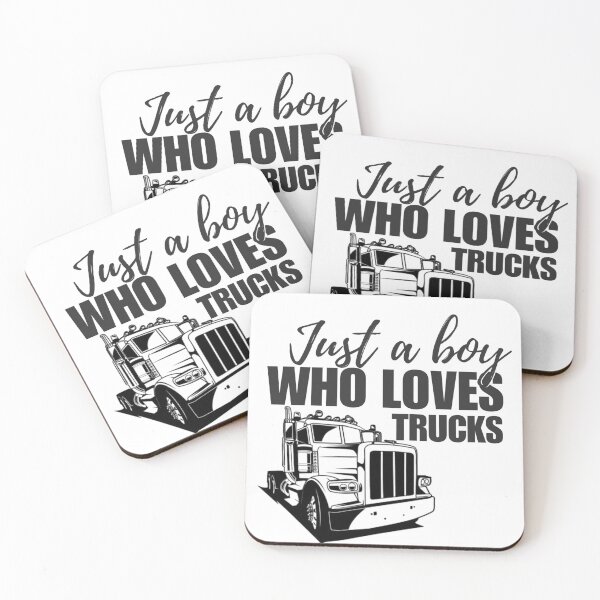 Item preview, Just A Boy Who Loves Trucks designed and sold by Lohnniegreen.
