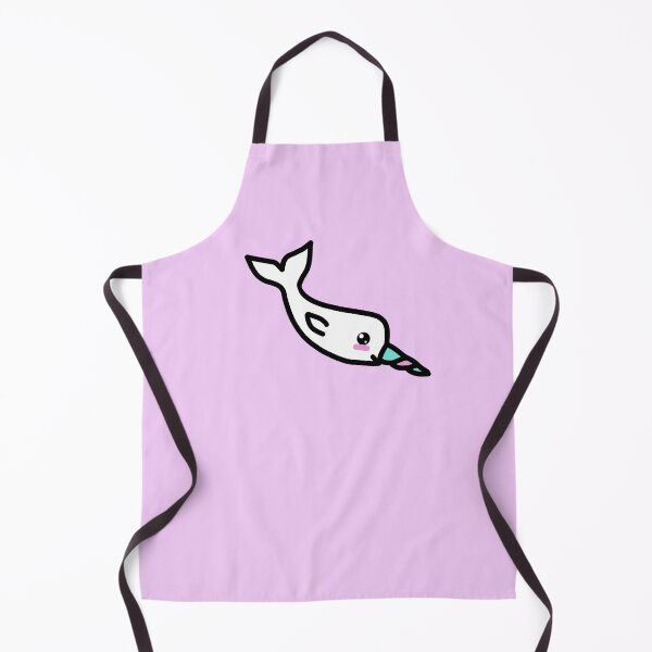 Aperçu de l'œuvre Baleine narval kawaii mignonne créée et vendue par pink-cowboy.
