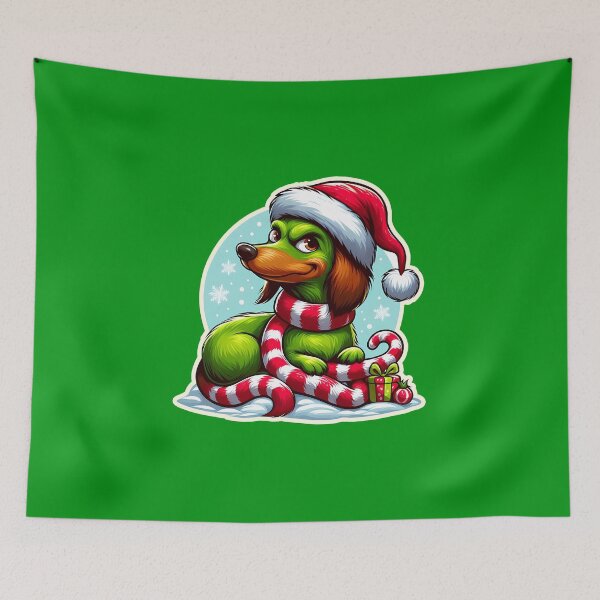 Item preview, Dachshund Xmas Grinch, gift designed and sold by ThisDress.