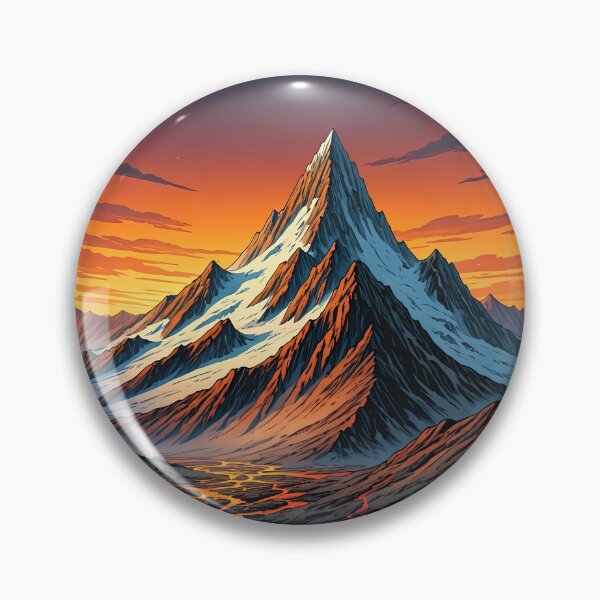 Item preview, Volcanic mountain range designed and sold by AICreativeArts.