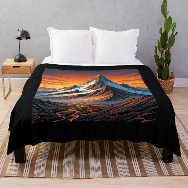 Item preview, Volcanic mountain range designed and sold by AICreativeArts.