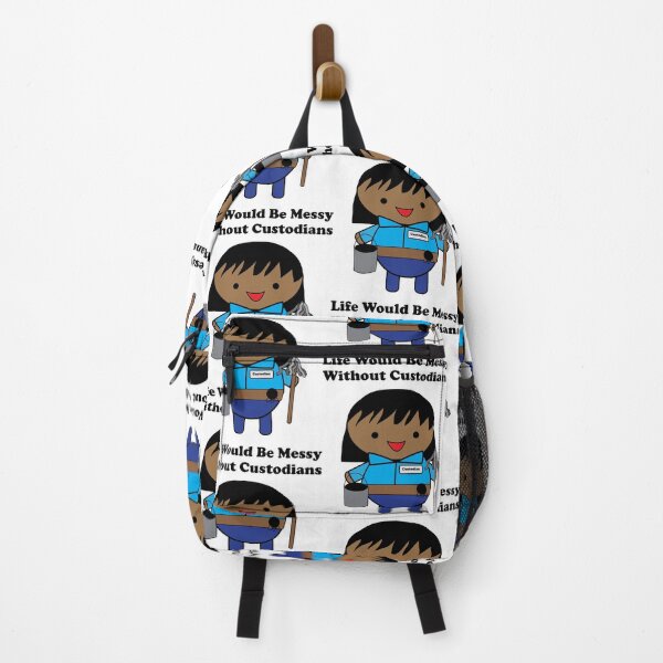 Item preview, Custodian Janitor Black Female Funny Cute designed and sold by ValeriesGallery.