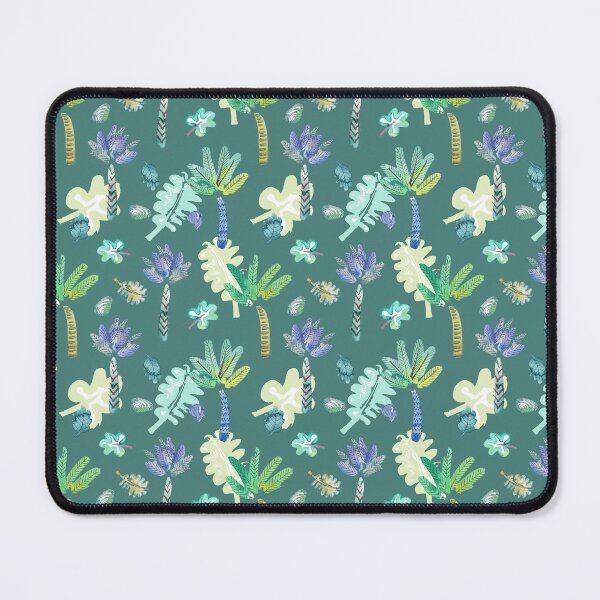 Item preview, Palms and beach vibe Green designed and sold by Alessandro Remo Mazzoni Remotextiles.