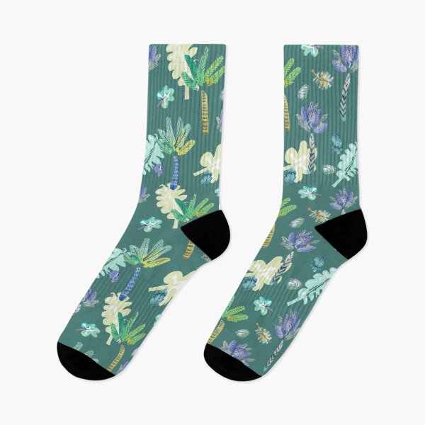 Item preview, Palms and beach vibe Green designed and sold by Alessandro Remo Mazzoni Remotextiles.