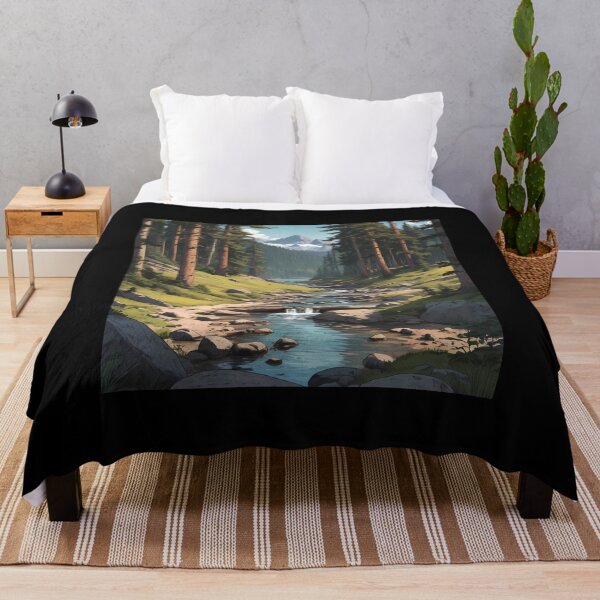 Item preview, Mountain stream designed and sold by AICreativeArts.
