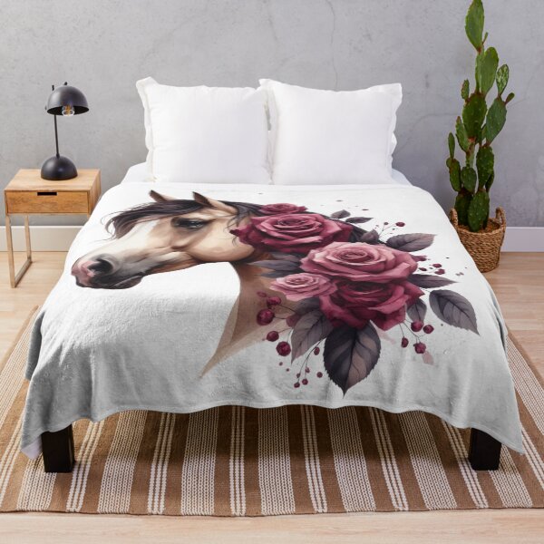 Item preview, Horse and Roses designed and sold by deniz kaya.