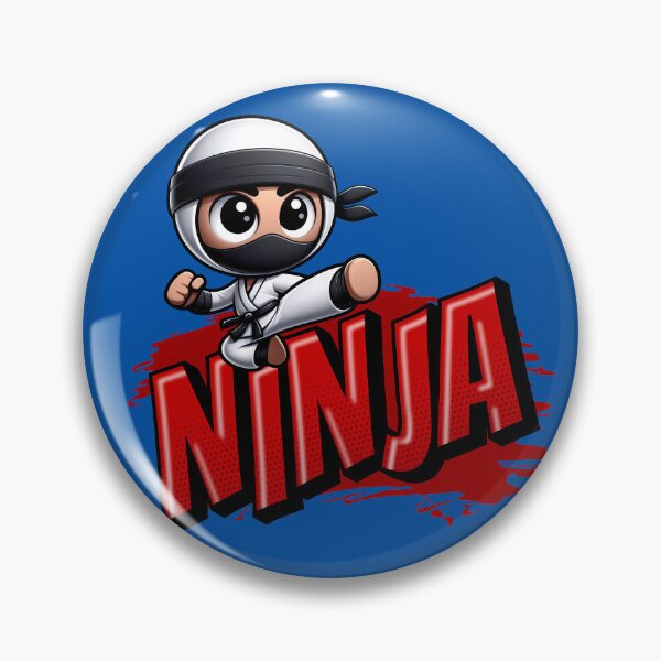 Item preview, The Ninja - Silent Assassin designed and sold by Frog Level Treasures.