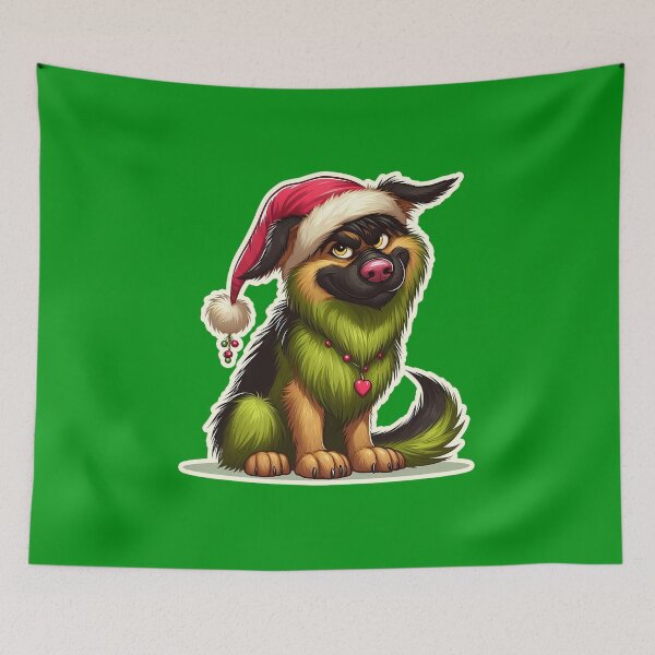 Item preview, German Shepherd Xmas Grinch, gift designed and sold by ThisDress.