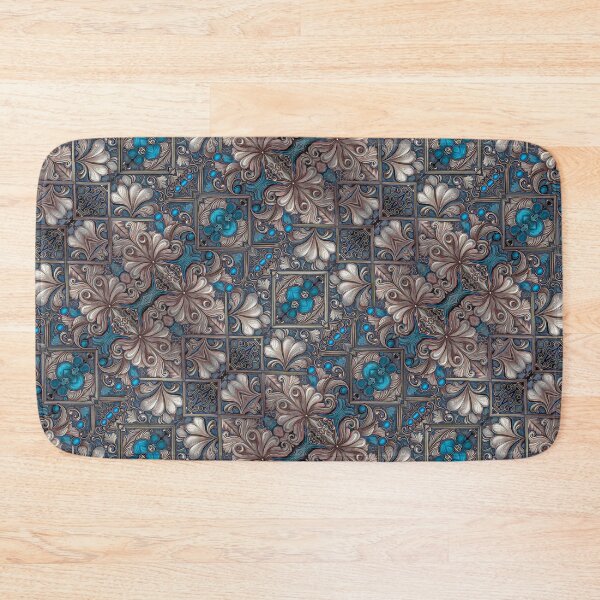 Item preview, Ornate baroque floral pattern print designed and sold by DFLC Prints.