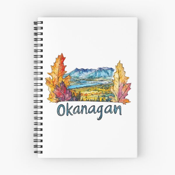 Item preview, Watercolor Fall Okanagan Valley British Columbia Art designed and sold by meganohm.