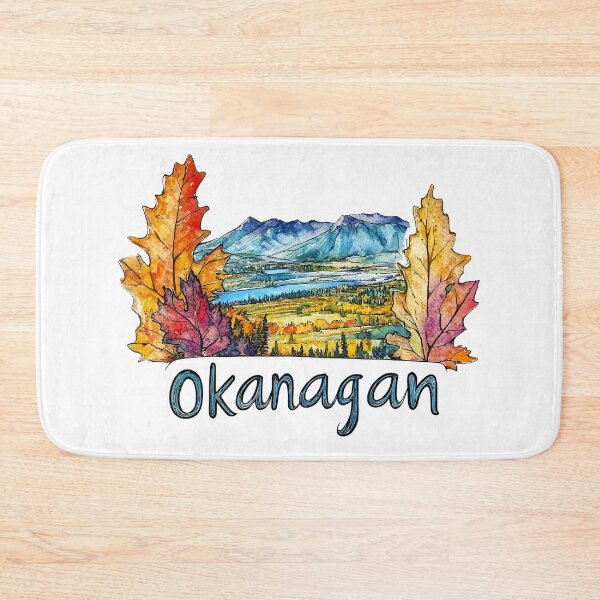 Item preview, Watercolor Fall Okanagan Valley British Columbia Art designed and sold by meganohm.