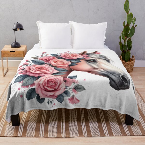 Item preview, Horse and Roses designed and sold by deniz kaya.