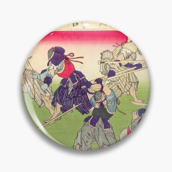 Item preview,  Kendo Swordsmanship by Tsukioka Yoshitoshi designed and sold by TeeARTHY.