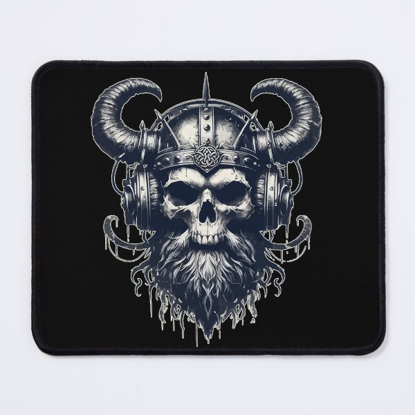 Item preview, Vintage Norse Valhalla Viking Beard with Headphone designed and sold by TomFrontierArt.
