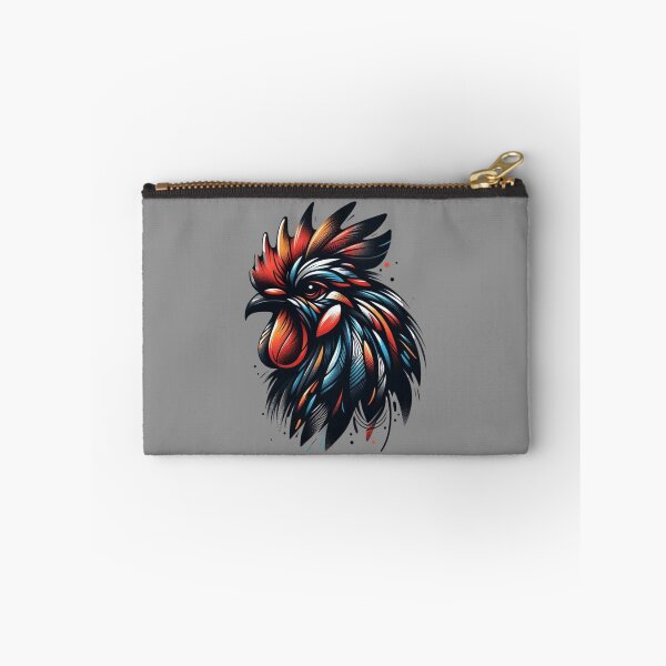 Item preview, Bold Vibrant Rooster Illustration - Farmyard Charm Art Print designed and sold by gkhanco.