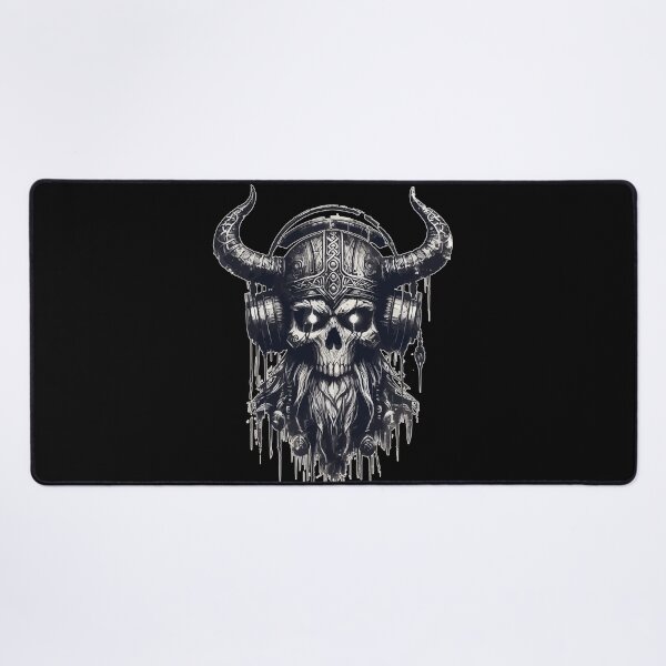 Item preview, Goth Vintage Norse Viking Beard with Headphone designed and sold by TomFrontierArt.