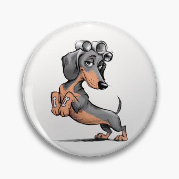 Item preview, dachshund tattoo model by night  designed and sold by chessnegocios.