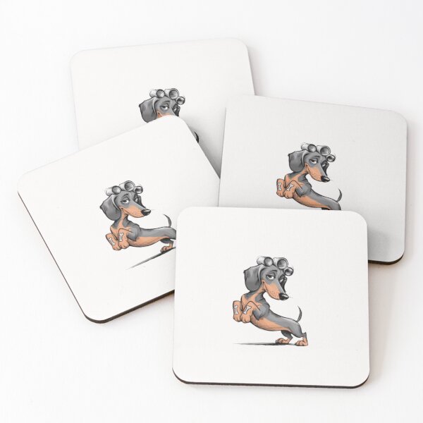 Item preview, dachshund tattoo model by night designed and sold by chessnegocios.