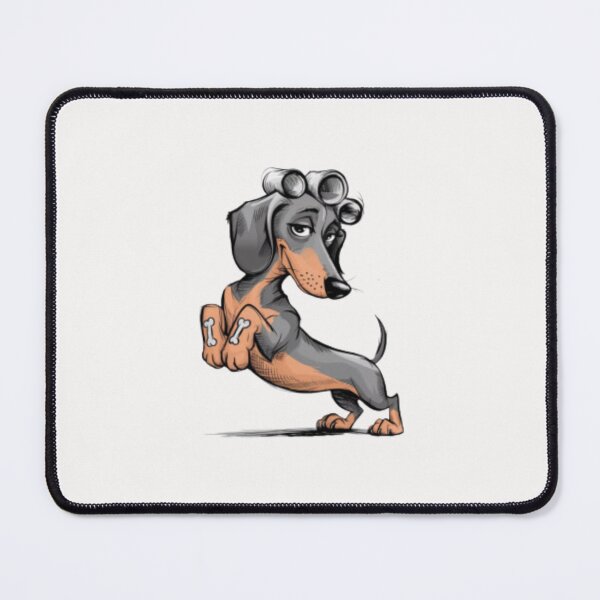 Item preview, dachshund tattoo model by night designed and sold by chessnegocios.