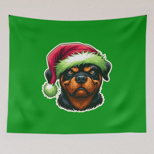 Item preview, Rottweiler Rottie Xmas Grinch designed and sold by ThisDress.