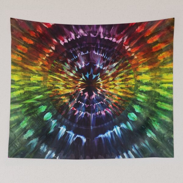 Item preview, Tie Dye hippie psychedelic mandala boho deadhead phish festivals grateful dead designed and sold by AuroraXGreen.