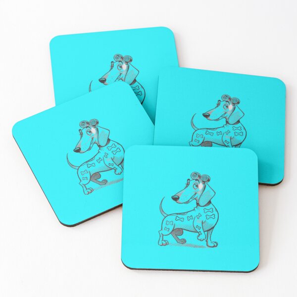 Item preview, Dachshund tattoo model by night designed and sold by chessnegocios.