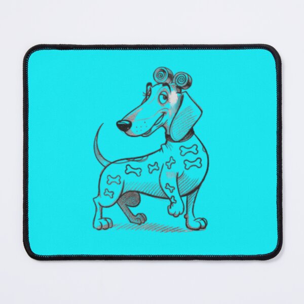 Item preview, Dachshund tattoo model by night designed and sold by chessnegocios.