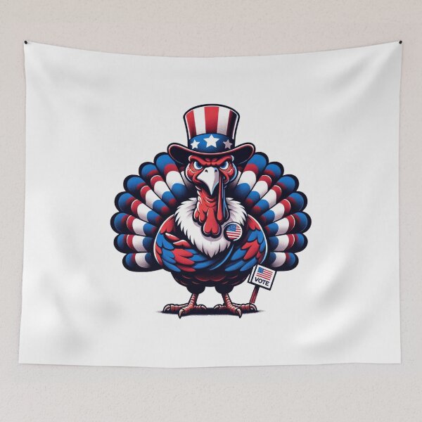 Item preview, Patriotic USA Turkey, Cast Your Vote designed and sold by Bliss Find And Design.