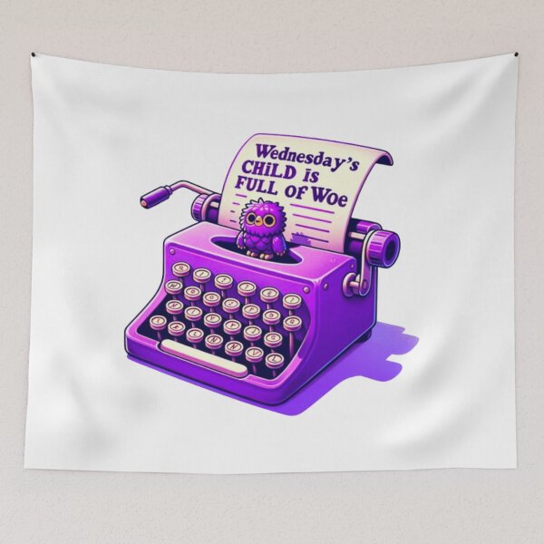 Item preview, Wednesday’s Words of Woe I WA Fan Art designed and sold by PedroStyle.