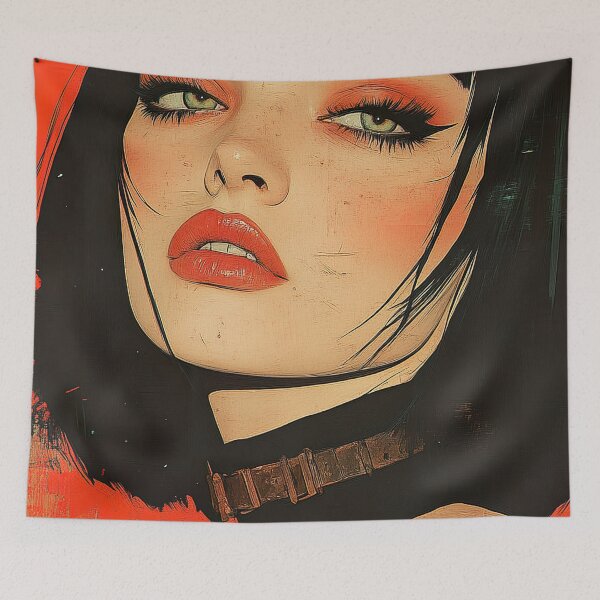 Item preview, Vaporwave Cubism Vampirella designed and sold by Venon28.