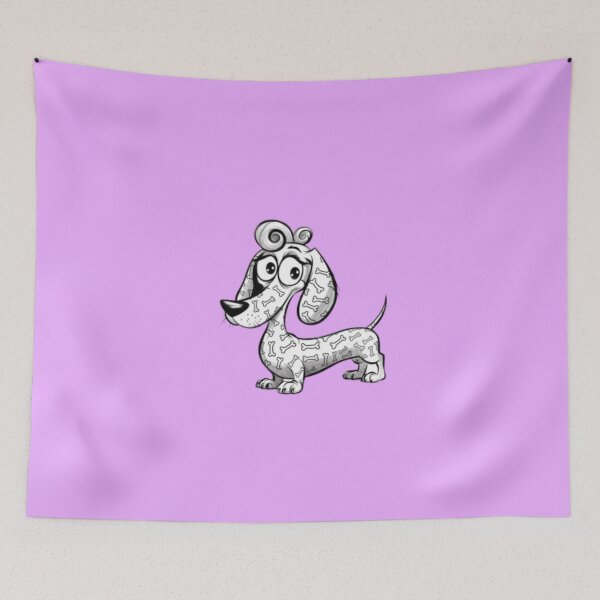 Item preview, Dachshund tattoo model by night designed and sold by chessnegocios.